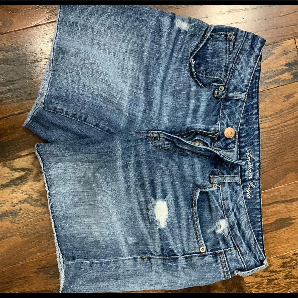 American eagle boyfriend denim shorts